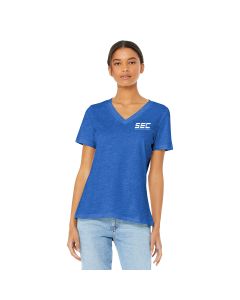 Bella + Canvas - Women's Relaxed Short Sleeve Jersey V-Neck Tee