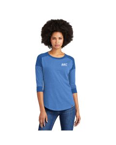 New Era - Ladies Heritage Blend 3/4-Sleeve Baseball Raglan Tee